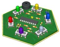 Placa Jogo Genius Hex 2